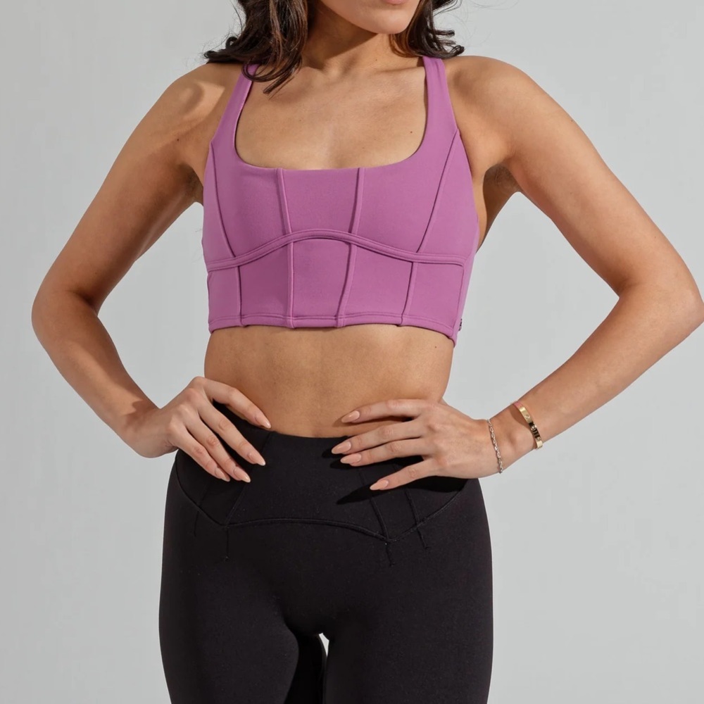 Buffbunny Corset Crop - Cake Pop Pink - Extra Small